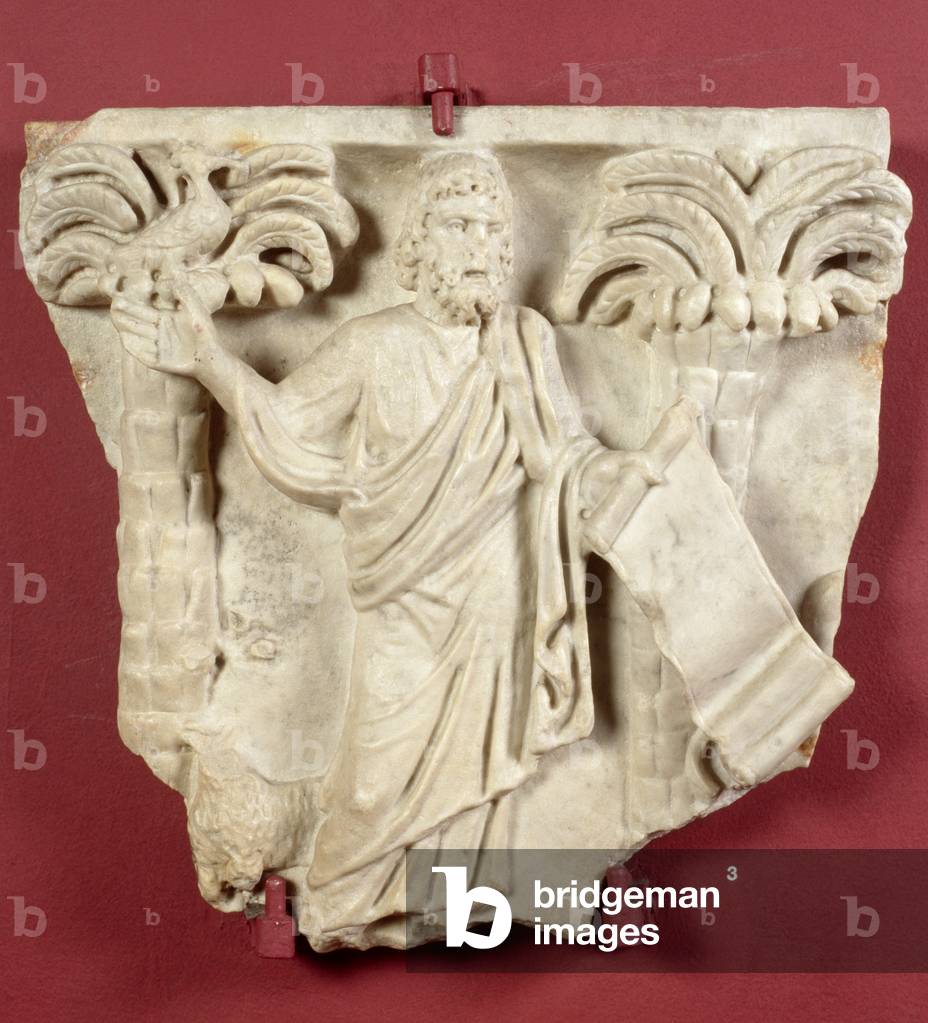 Christ depicted as a Lawgiver (marble)