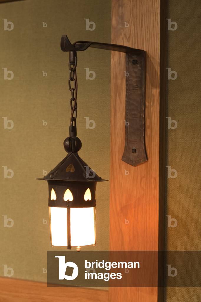 Pair of sconces, c.1904-1913 (copper and glass)