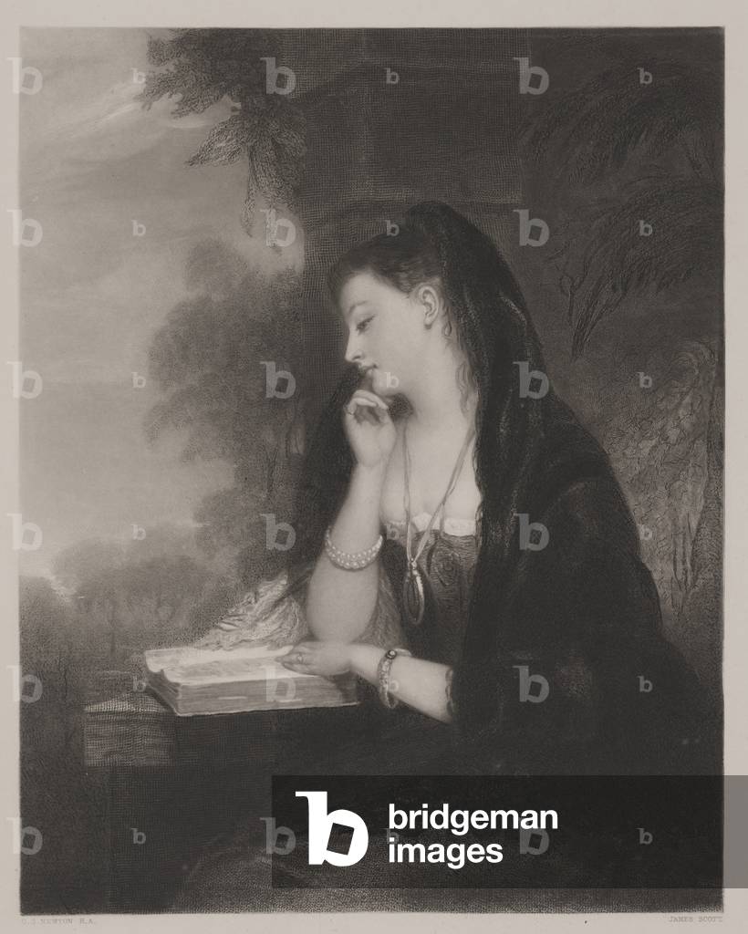 The Pensive (aquatint)