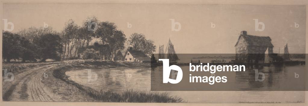 Landscape, 1890 (drypoint)