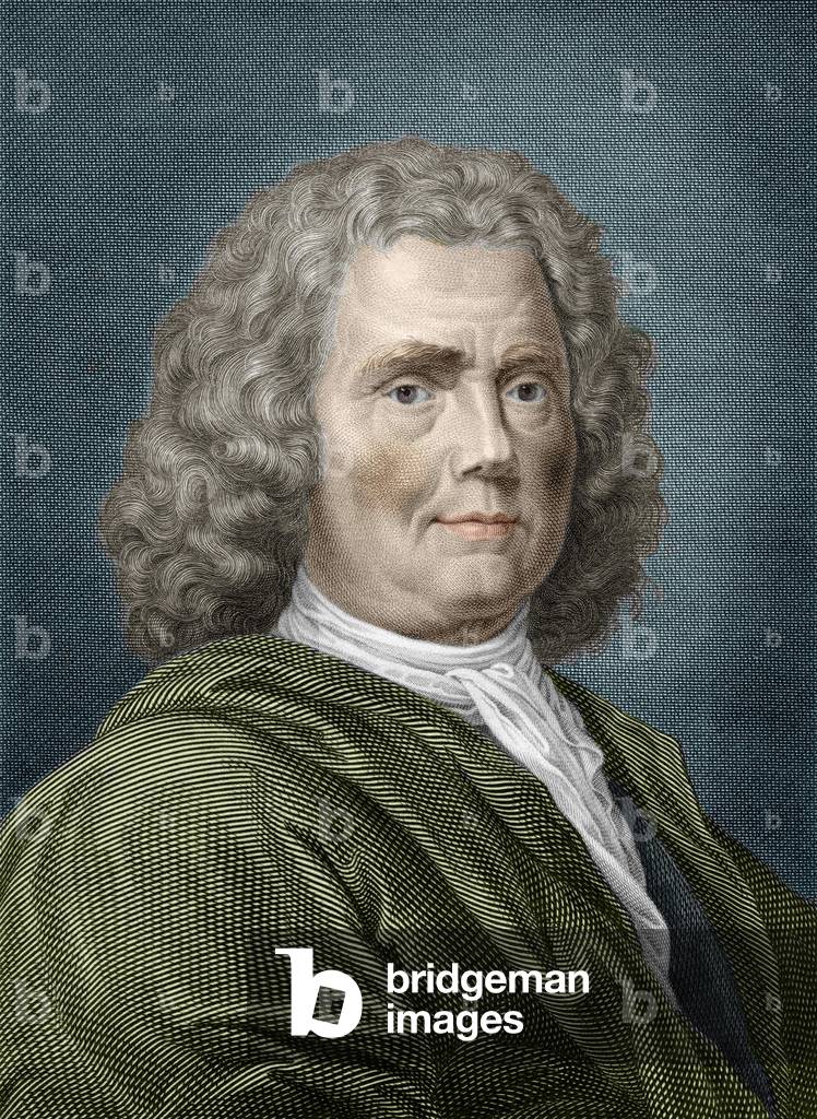 Portrait of Hermann Boerhaave, Dutch doctor and chemist