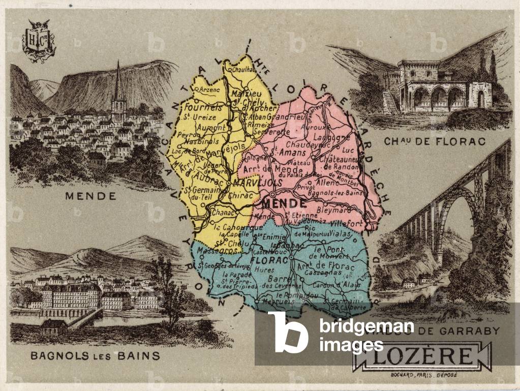 La Lozere, Languedoc-Roussillon, France, 1910 (chromo)
