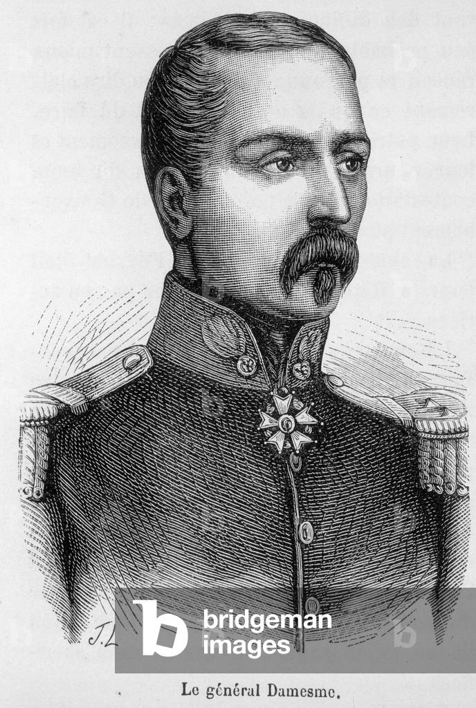Portrait of Edouard Adolphe Deodat Marie Daesme (1807-1848), French military.