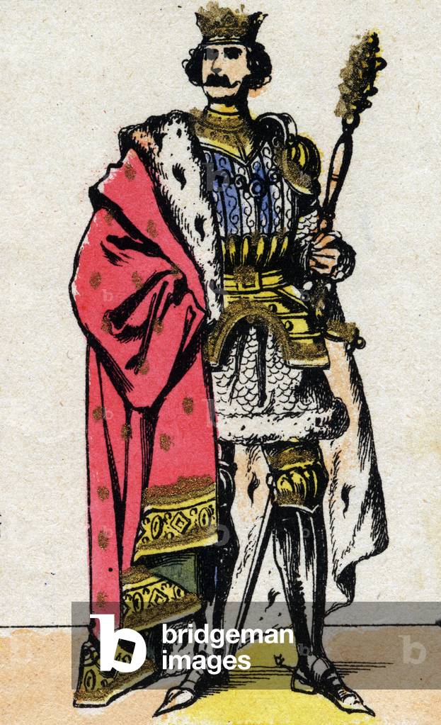 Portrait of Philippe VI of Valois (1294 - 1350), King of France.