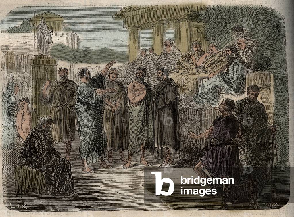 La predicazione di San Paolo ad Atene - La predizione di San Paolo ad Atene - Il discorso di Paolo in Aeropage