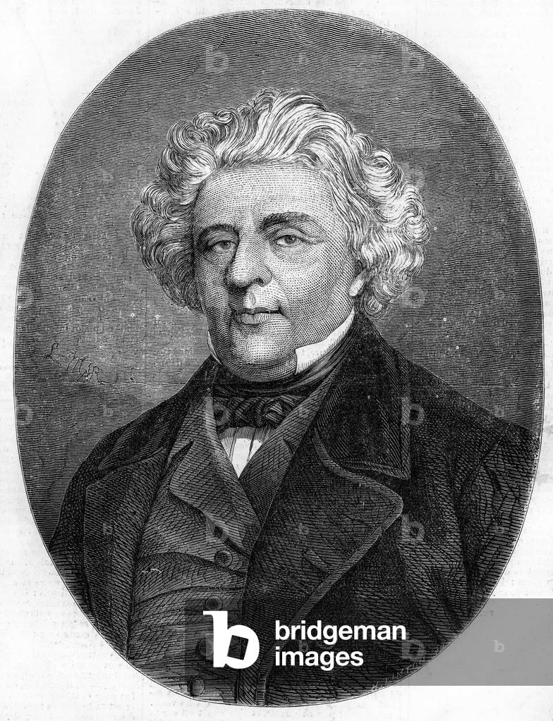 Portrait of Luigi Lablache (1794-1858), French opera singer.