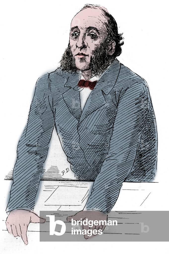 Portrait of Jules Ferry (1832-1893), French politician. Engraving in “” Le Monde Illustré””, 1884. Private Collection