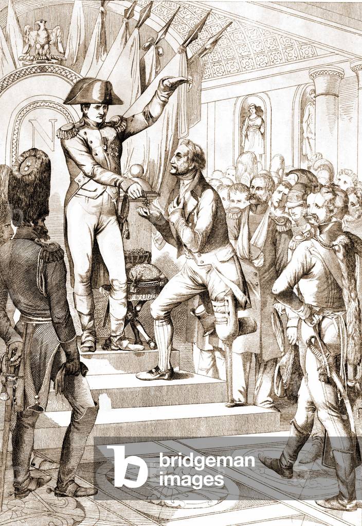 Napoleon distributed the orders of the Legion of Honour in 1804.