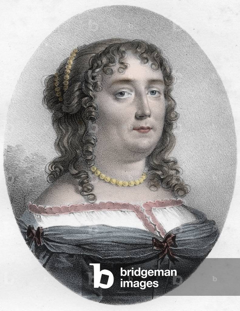 Portrait of Madame de Scudery (1607-1701) - Portrait of Madame de Scudery (or Madeleine de Scuderi (1607 - 1701), French woman of letters)
