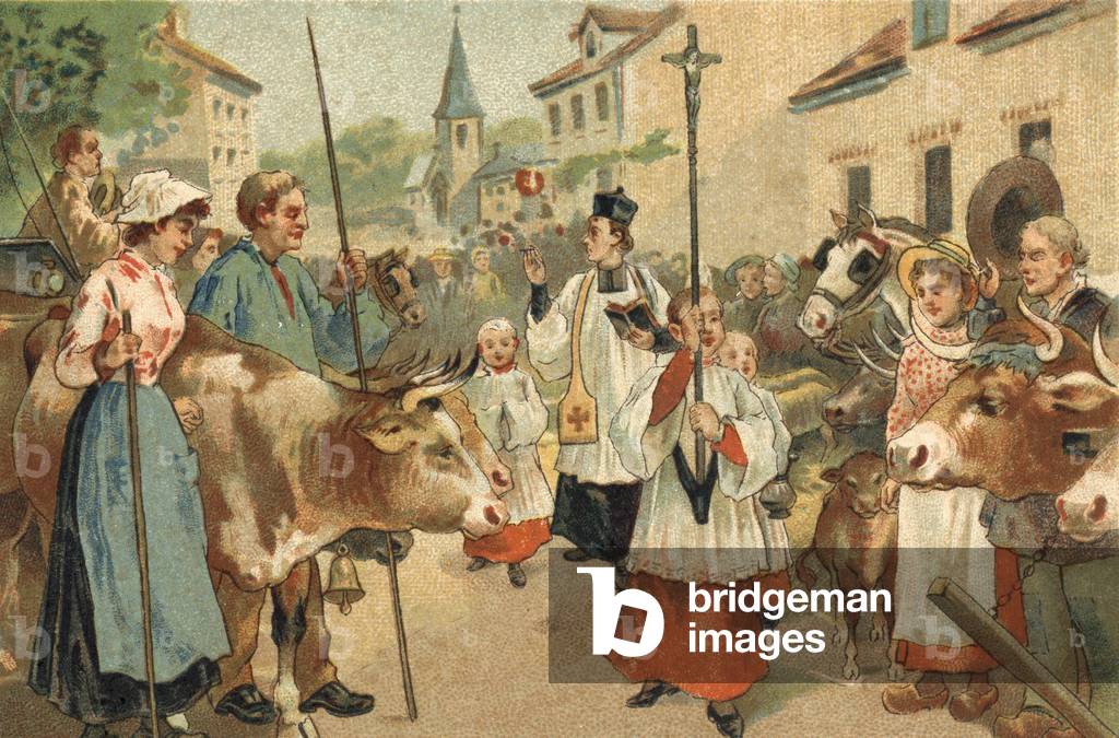 "Alter Brauch" 1801 von Unknown Artist