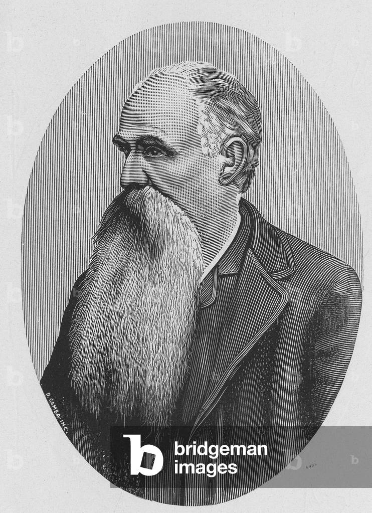 Portrait of Roberto Ardigo (1828-1920) Italian philosopher
