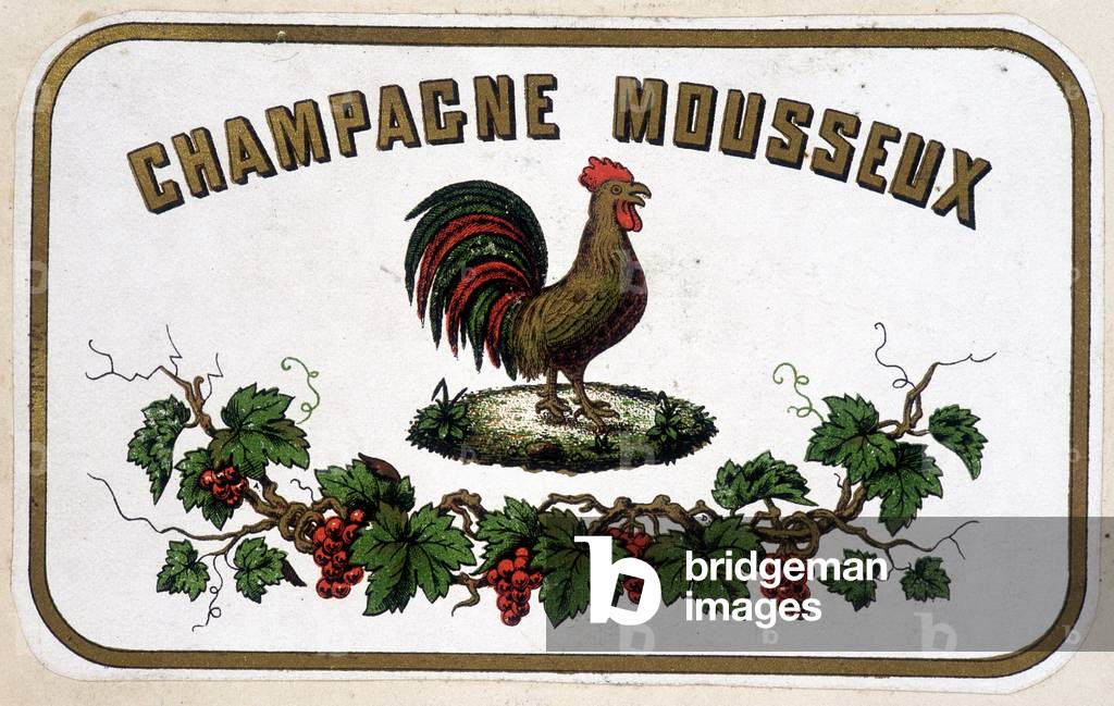Label “” Champagne Sparkling””. s.d..