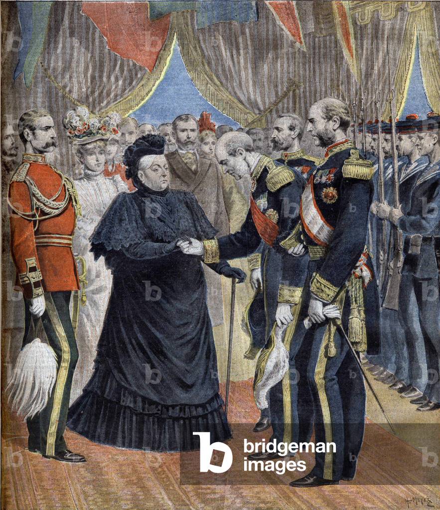 Queen Victoria's arrival in Cherbourg in 1897