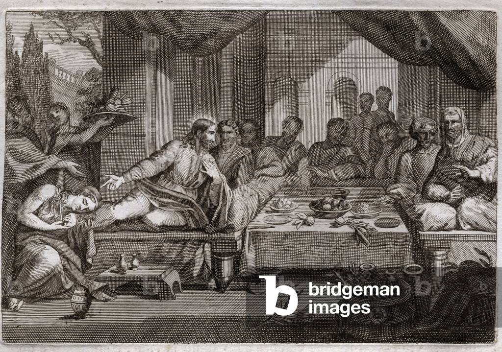 Illustration for the Royaumont Bible, 1811 (engraving)