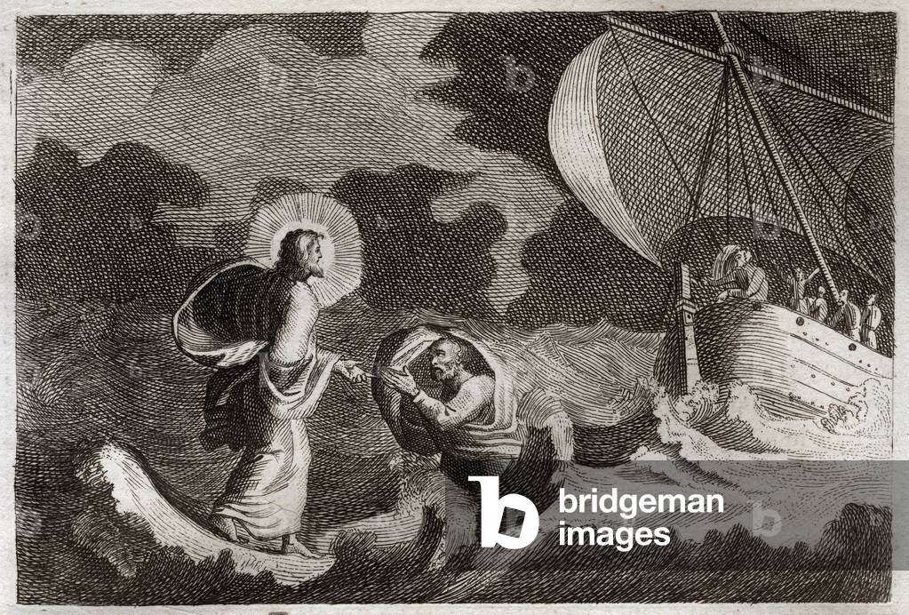 Illustration for the Royaumont Bible, 1811 (engraving)