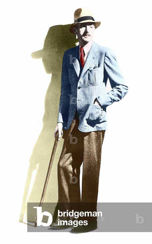 Portrait of Dashiell Hammett (1894-1961), American writer.