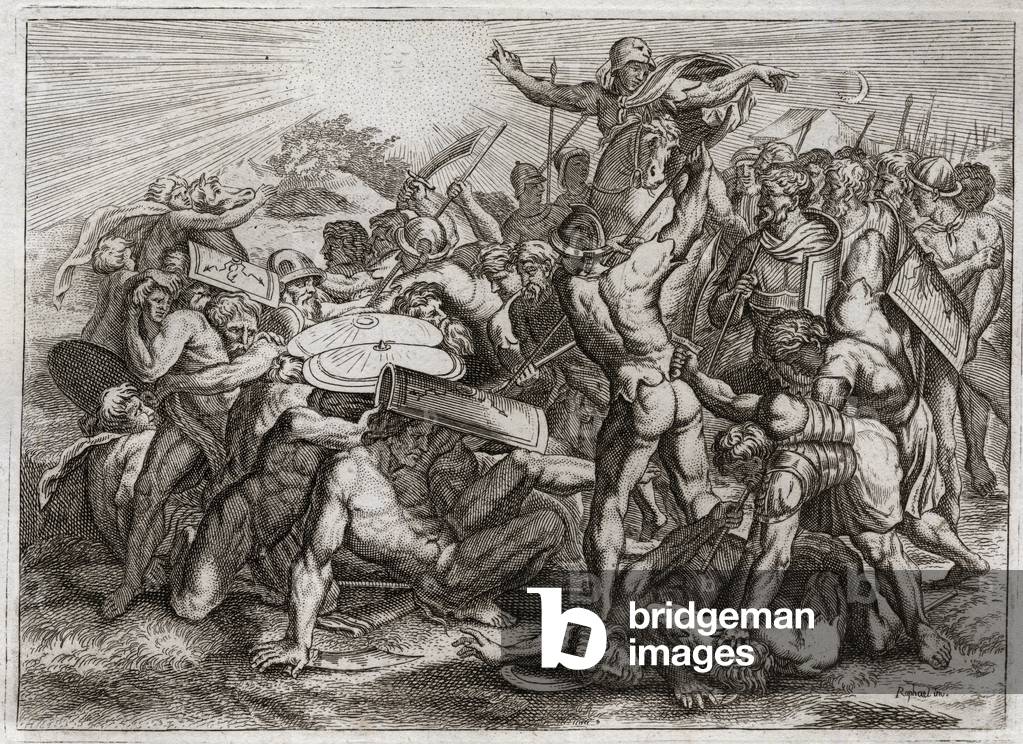 Illustration for the Royaumont Bible, 1811 (engraving)