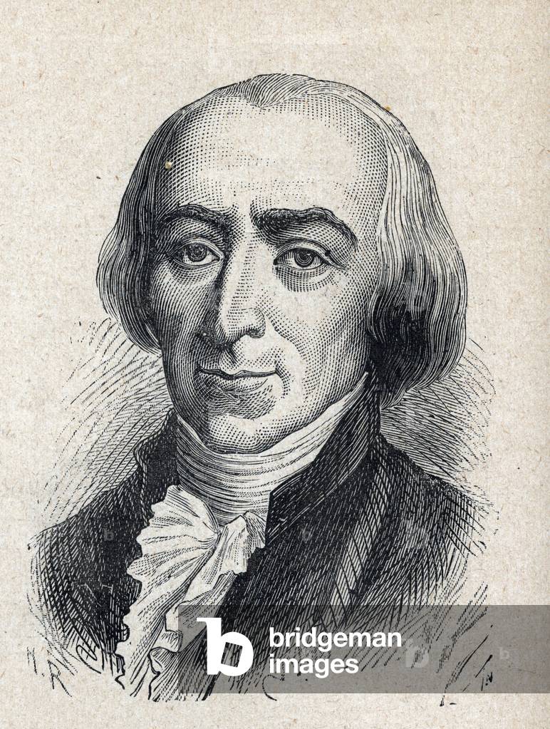 Portrait of Jean Marie Roland, Viscount de la Platiere, (1734-1793).