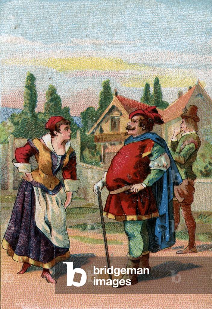 THEATRE IN THE AGES: English theatre, comedy Falstaff by William Shakespeare.