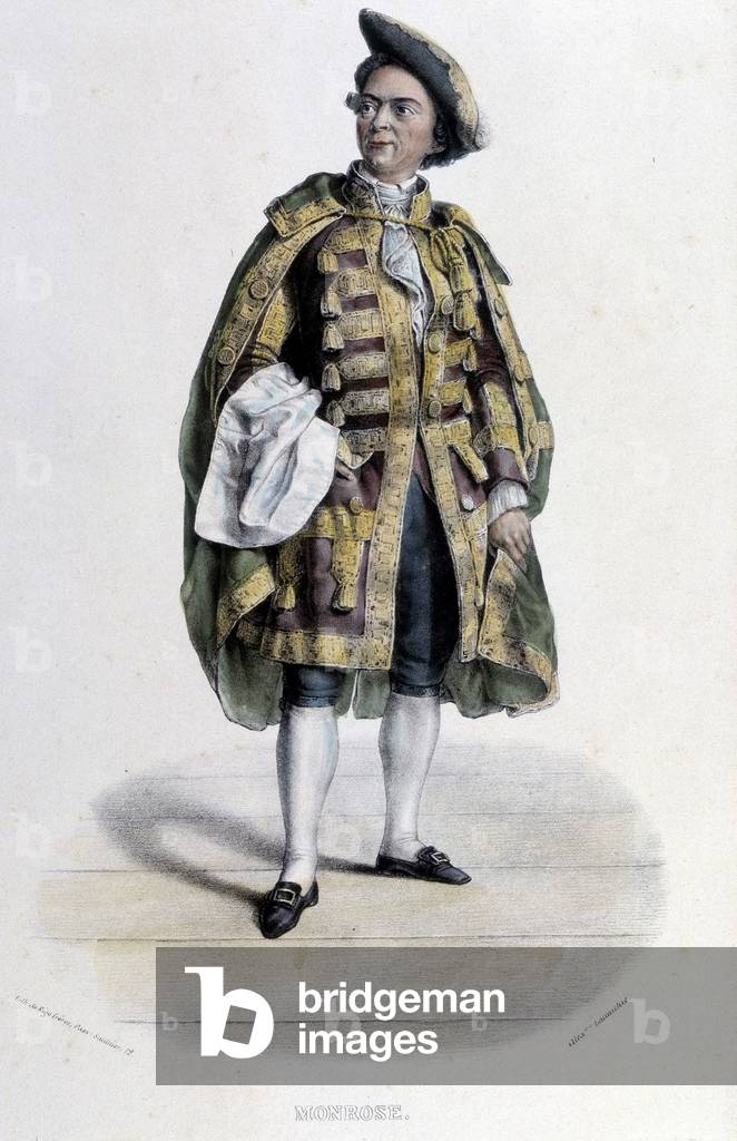 Portrait of Claude Louis Seraphin Barizain (or Barisain), dit Monrose, 1783 -1843. French actor