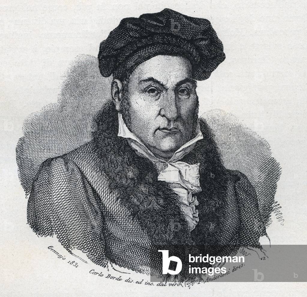 Portrait of Giandomenico (Gian Domenico) Romagnosi (1761-1835), Italian philosopher and lawyer