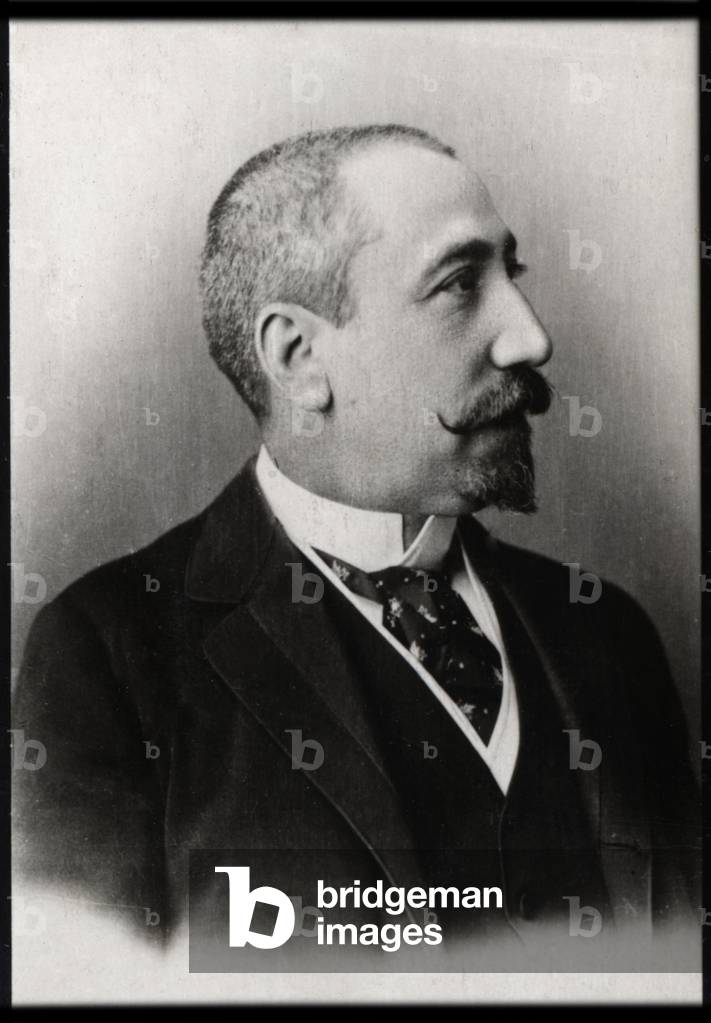Portrait of Anatole France (1844-1924), French poet, journalist, and novelist. 
