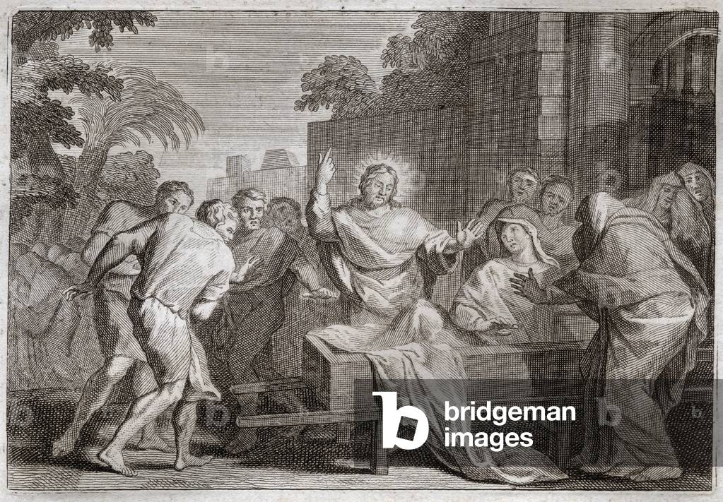 Illustration for the Royaumont Bible, 1811 (engraving)