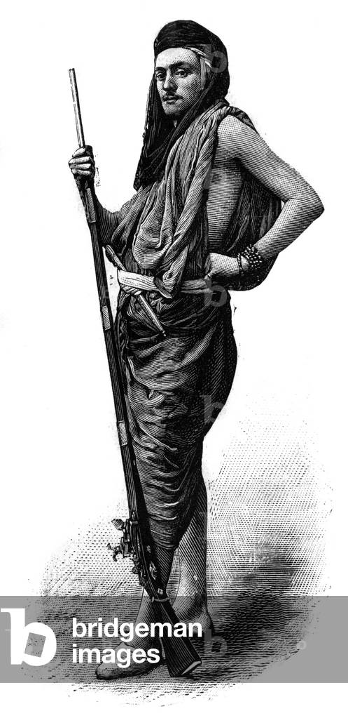 Camille Douls 1864-1889 English explorer - engraving 1888