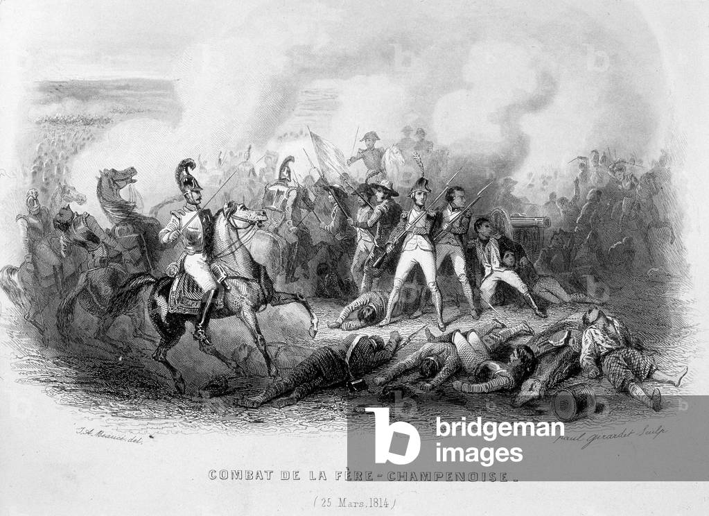 Combat de la Fère-Champenoise (March 25, 1814) - in “Fasttes de Gardes nationales de France””, 1849
