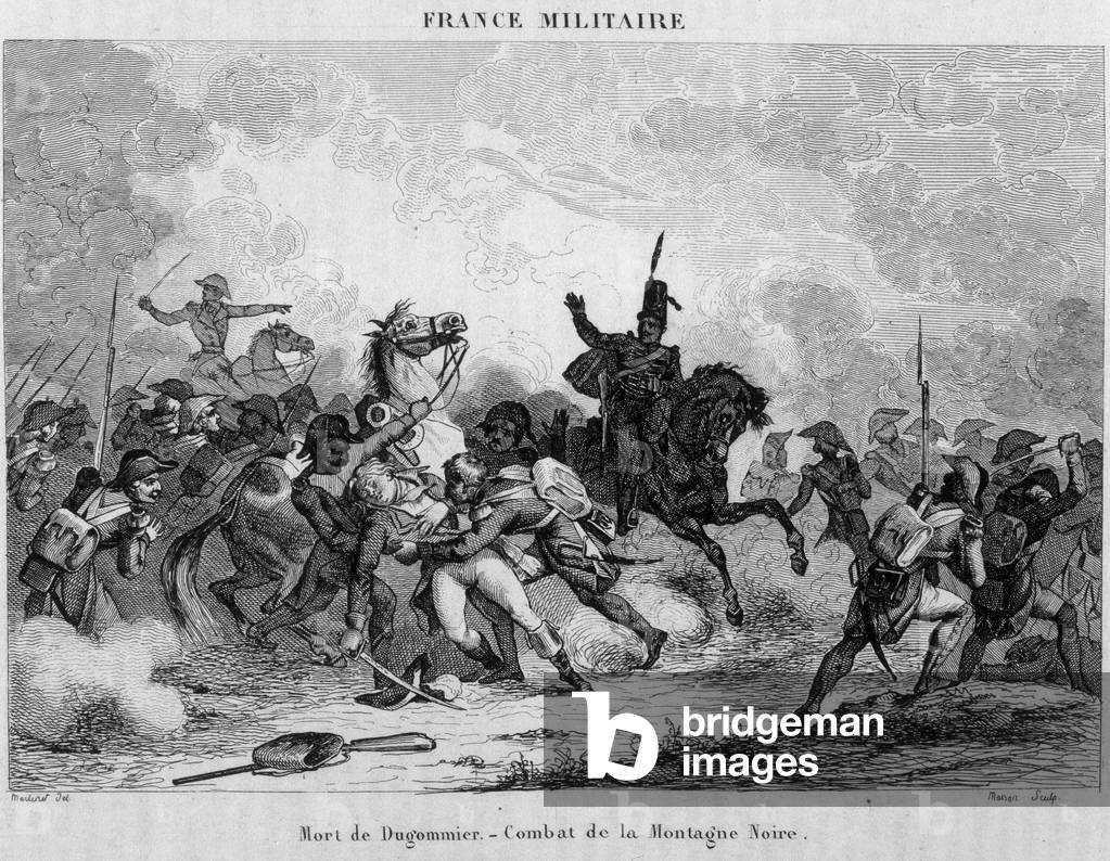Death of Dugommier - Black Mountain fight against the Spaniards.