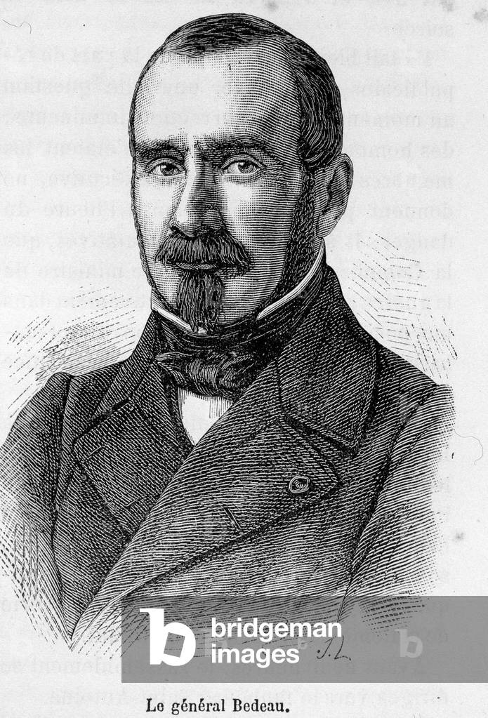 Portrait of Marie Alphonse Bedeau, general francais (1804 - 1863).