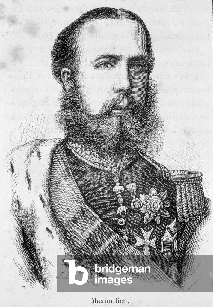 Portrait of Maximilian I of Mexico or Ferdinand Maximilian Joseph, Prince Imperial and Archduke of Austria, Royal Prince of Hungary and Boheme (1832- 1867)