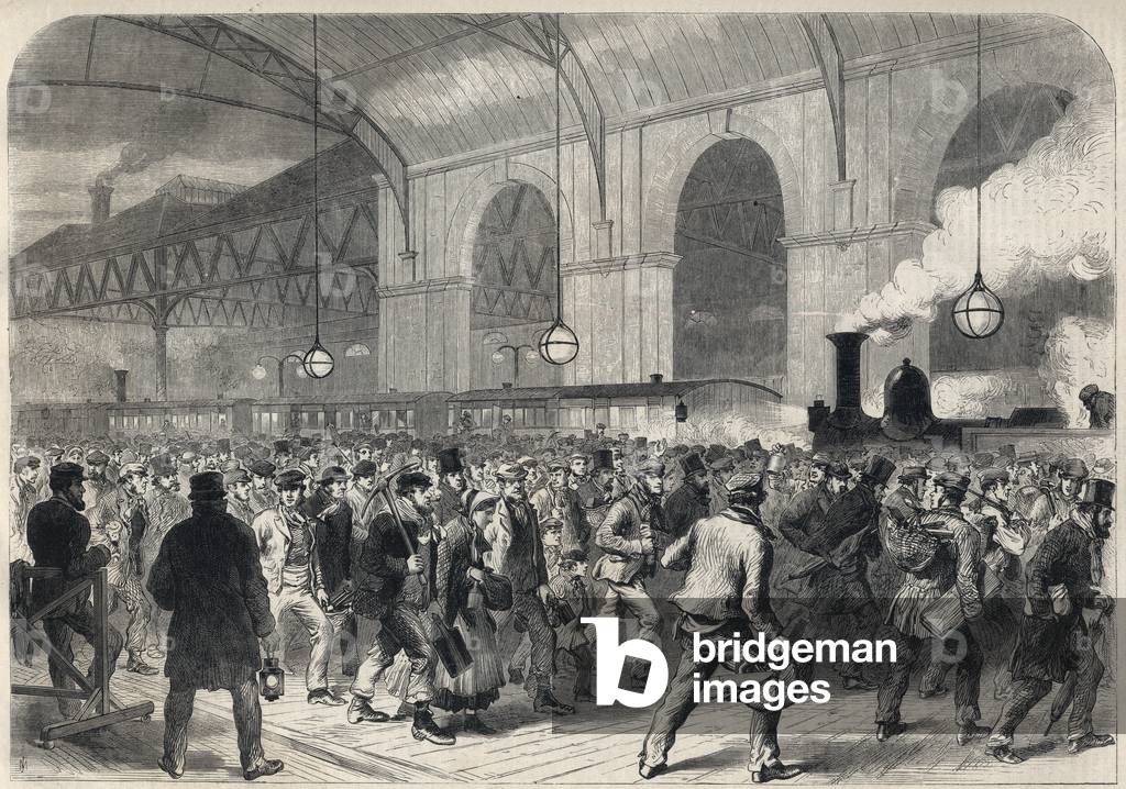 Arrival of the workmen's 