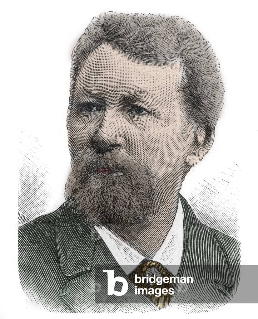 Portrait of Friedrich Gerhard Rohlfs (1831-1896) German geographer, explorer, author and adventurer - Friedrich Gerhard Rohlfs, German geographer, explorer of Africa and writer
