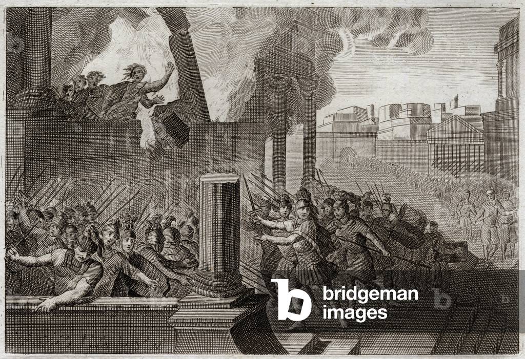 Illustration for the Royaumont Bible, 1811 (engraving)