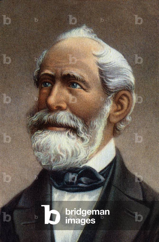 Portrait of Carl Zeiss, German scientist