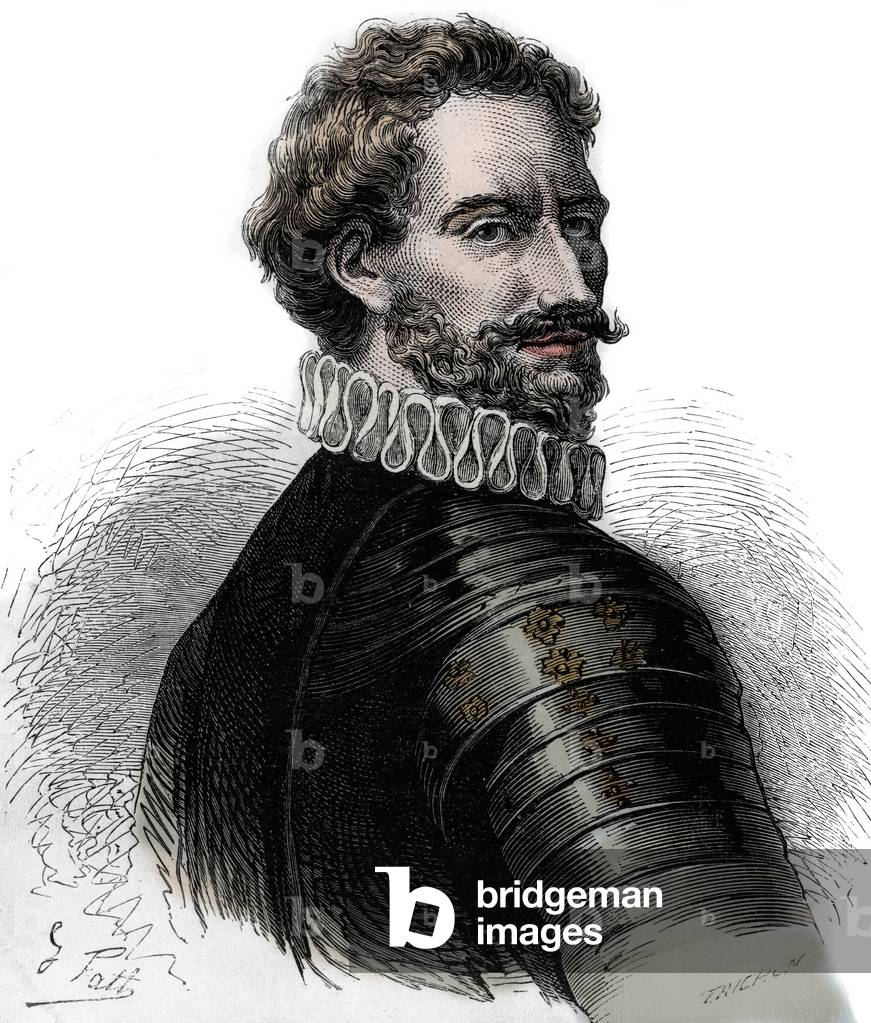 Charles III, Duke of Bourbon - Charles III de Bourbon - Charles de Montpensier (1490-1527), Duke of Bourbon and Connetable of France. Engraving of the 19th century.