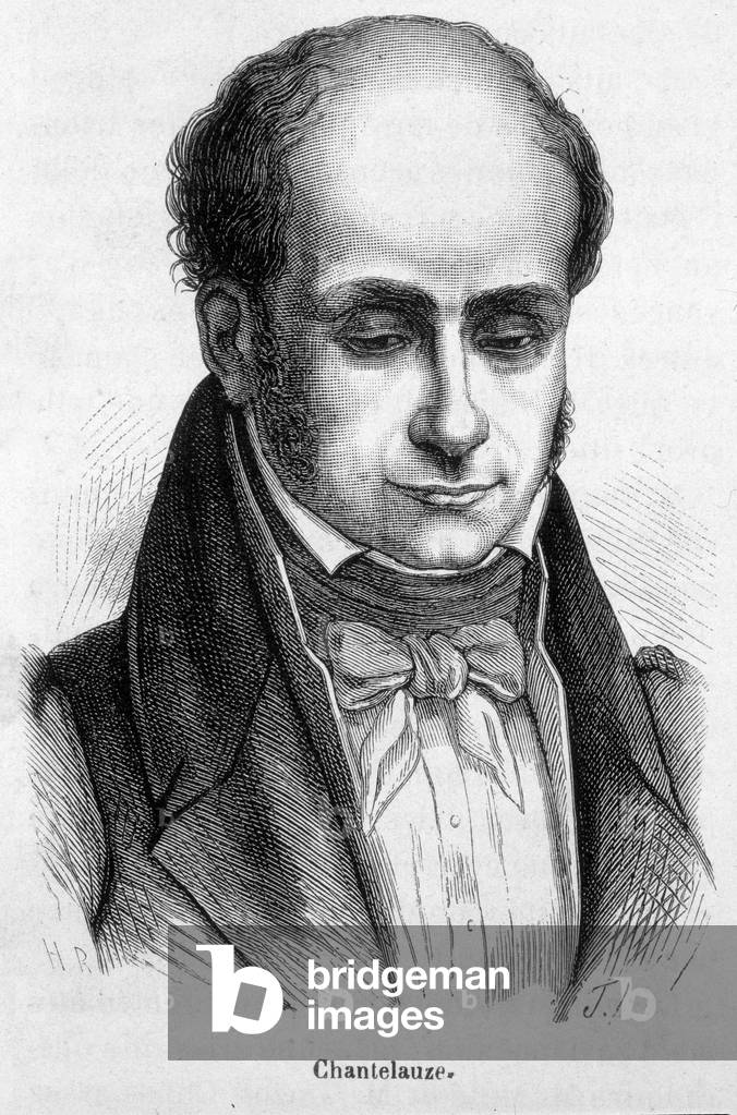 Portrait of Jean de Chantelauze (1787-1859), Minister of Justice.