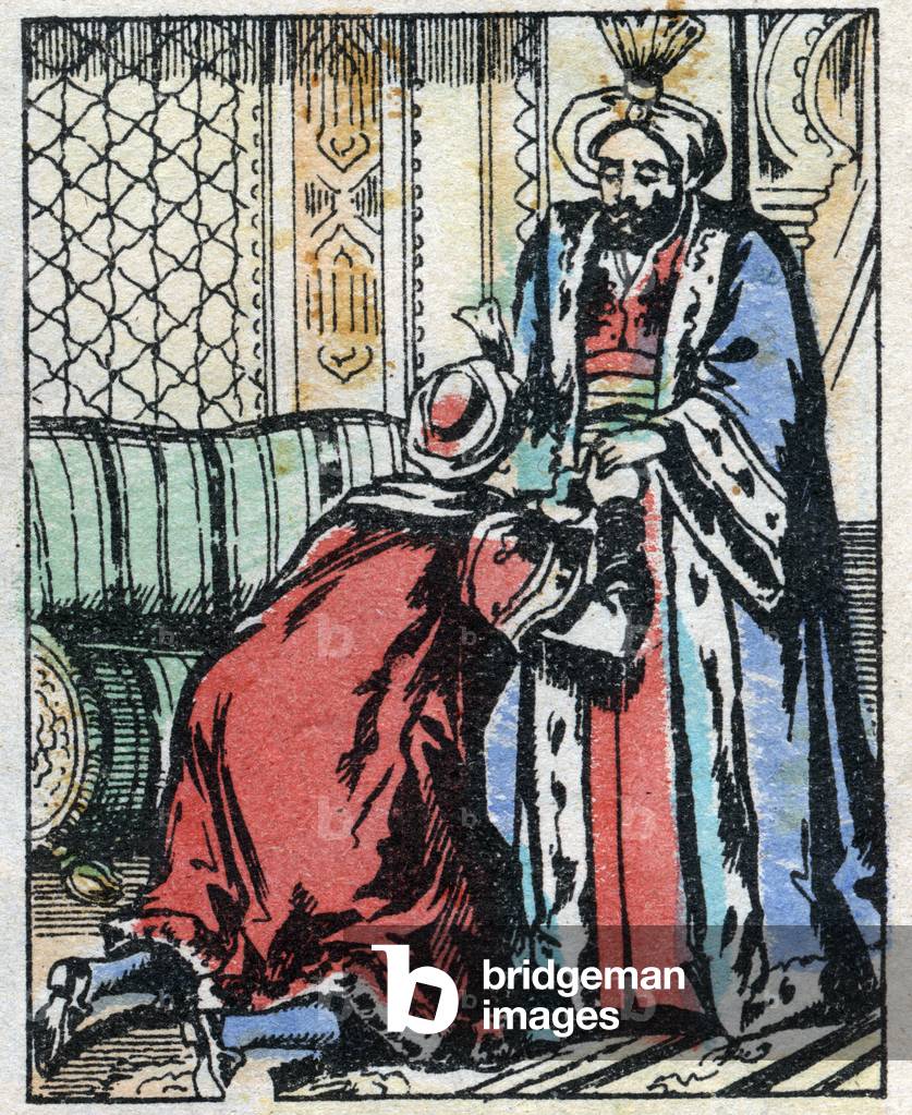 Illustration of the Arabian Nights tale 