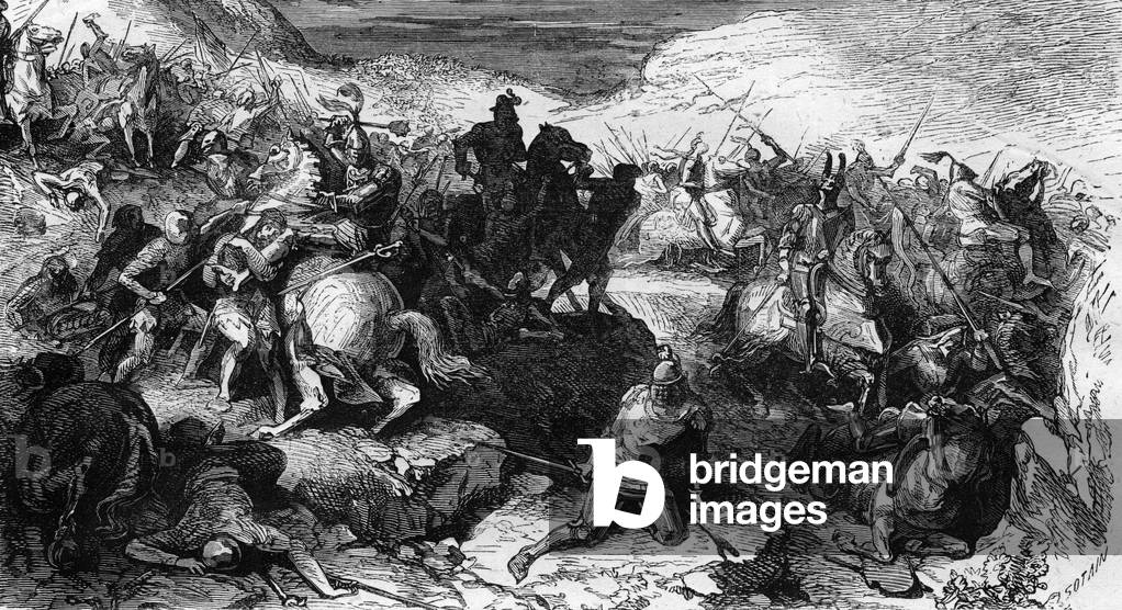 Schlacht von Grandson zwischen den Burgundern und den Schweizern Grandson in der Schweiz am 2. März 1476.