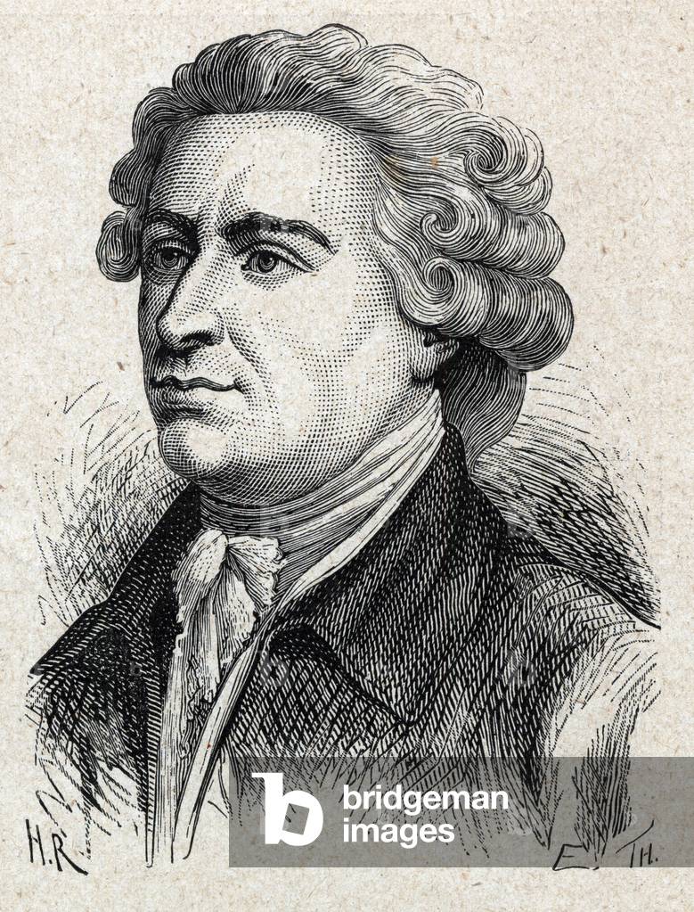 Portrait of Edmund Burke (1729-1797), Irish politician and philosopher.