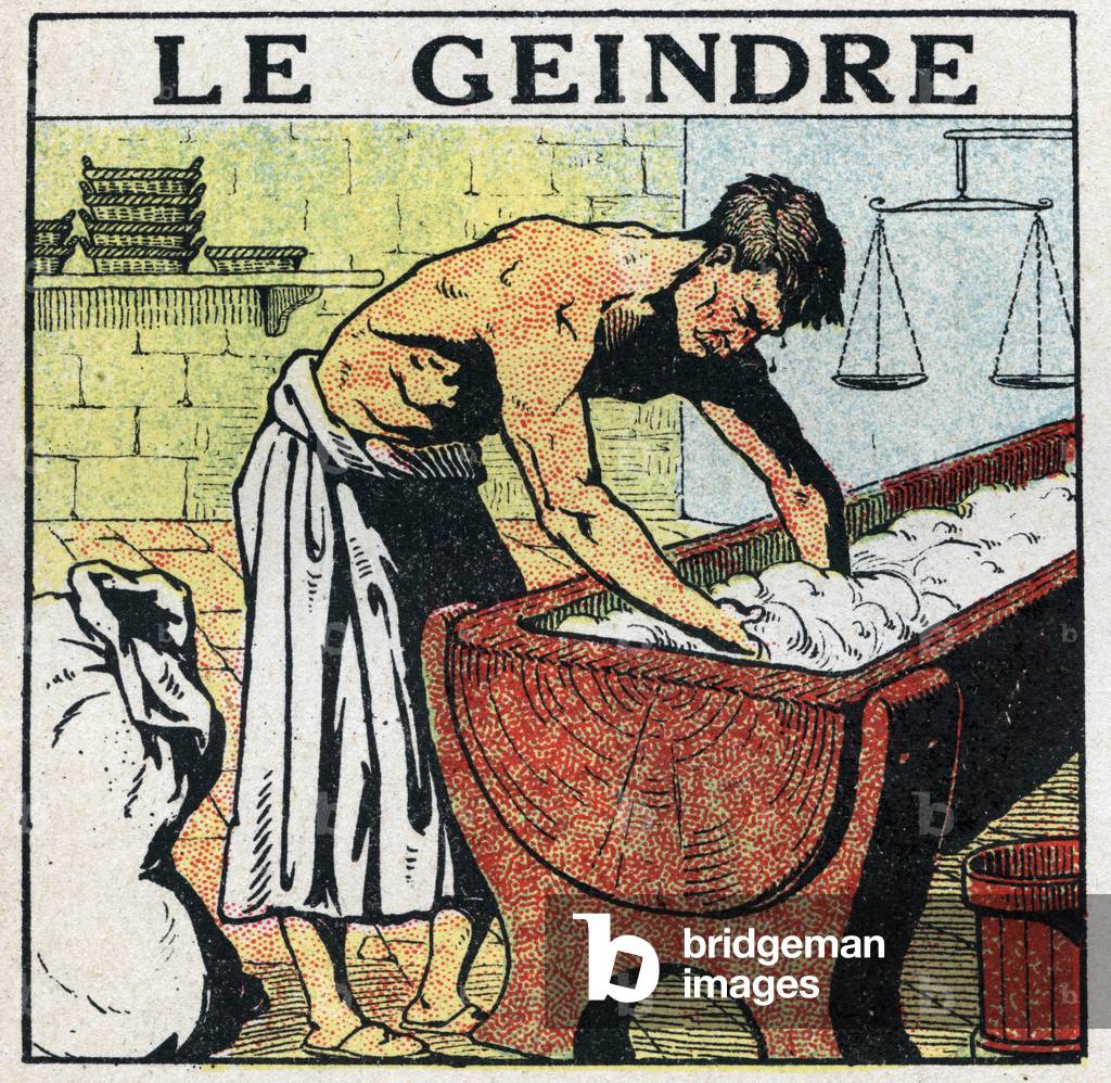 Electric tools: the whining or the assistant of the baker whose metier was to peel the pulp before the invention of electric petrins. 1925 (print)