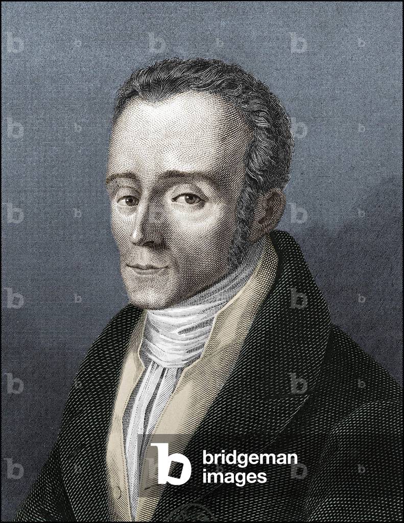 Portrait of Silvio Pellico, Italian writer (1789-1854)