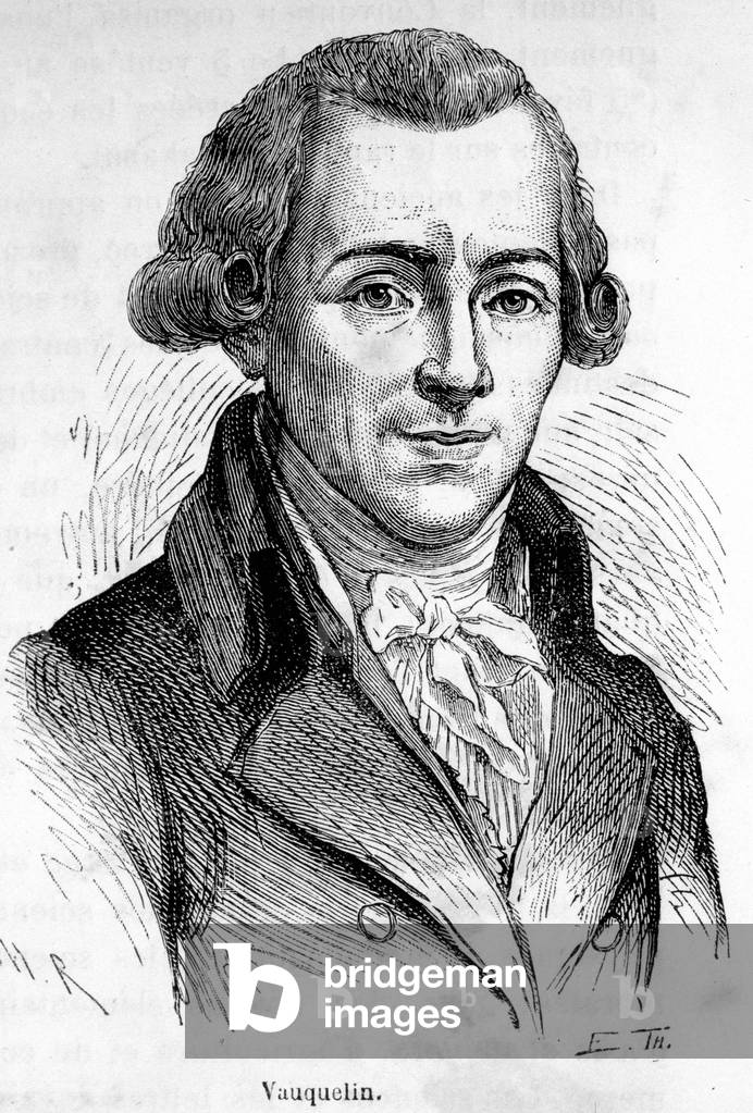 Portrait of Vauquelin, French chemist (1763-1829).