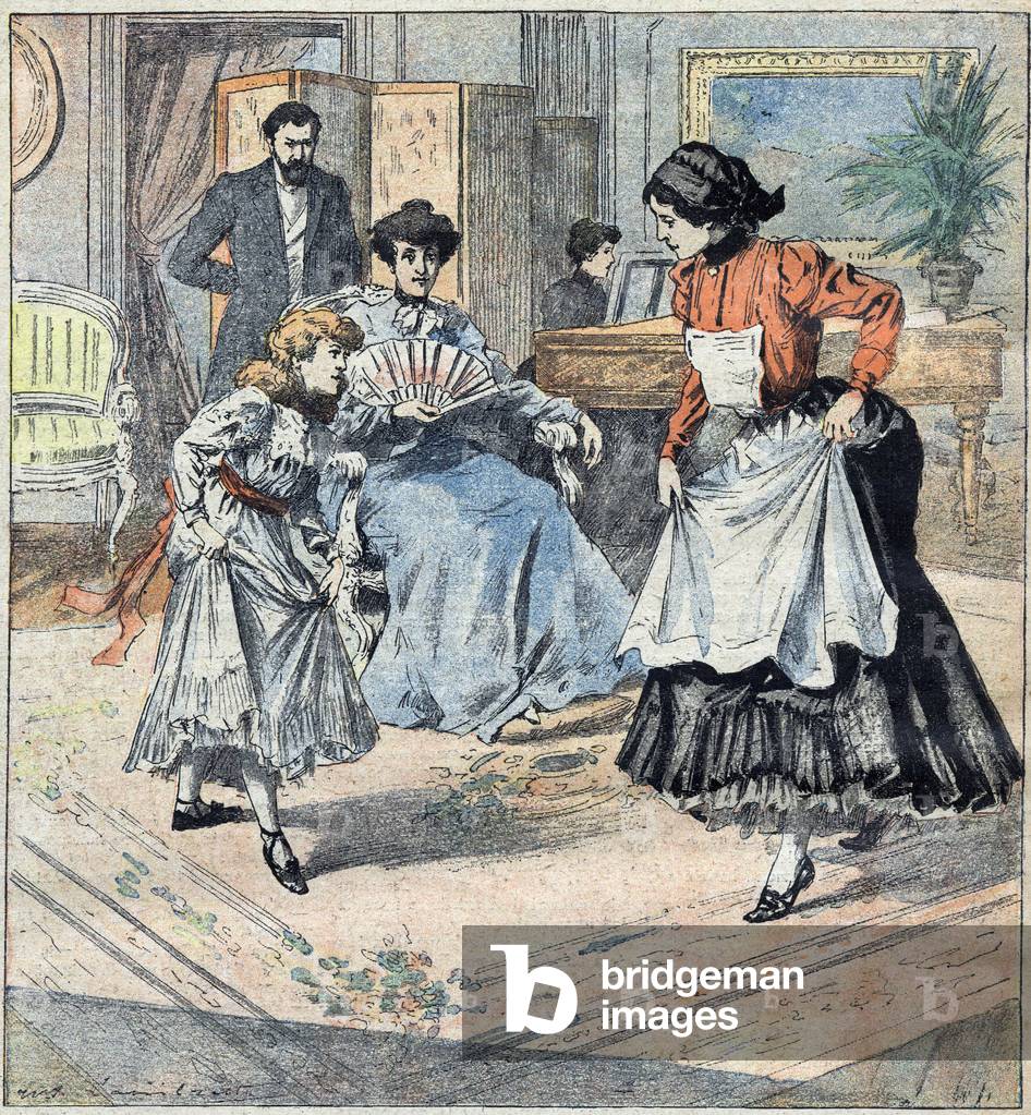 Image de Gravure représentant Illustration du roman de Paul d'Aigremont "L'empoisonneuse" 1906 par French Scho
