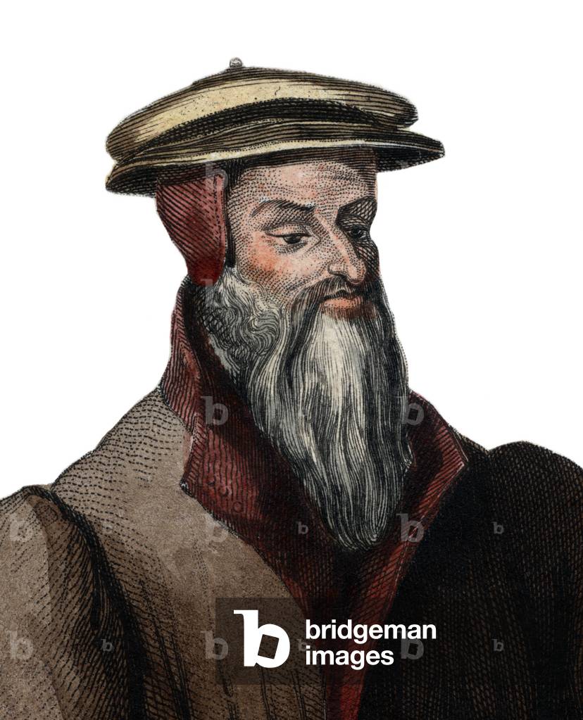Portrait of Robert I Estienne (Robert Stephens) (1503-1559), French printer. 