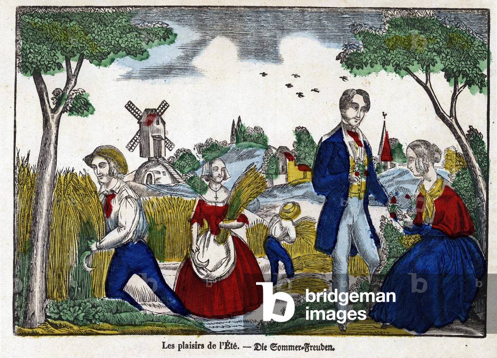 Summer, 19th century (print)