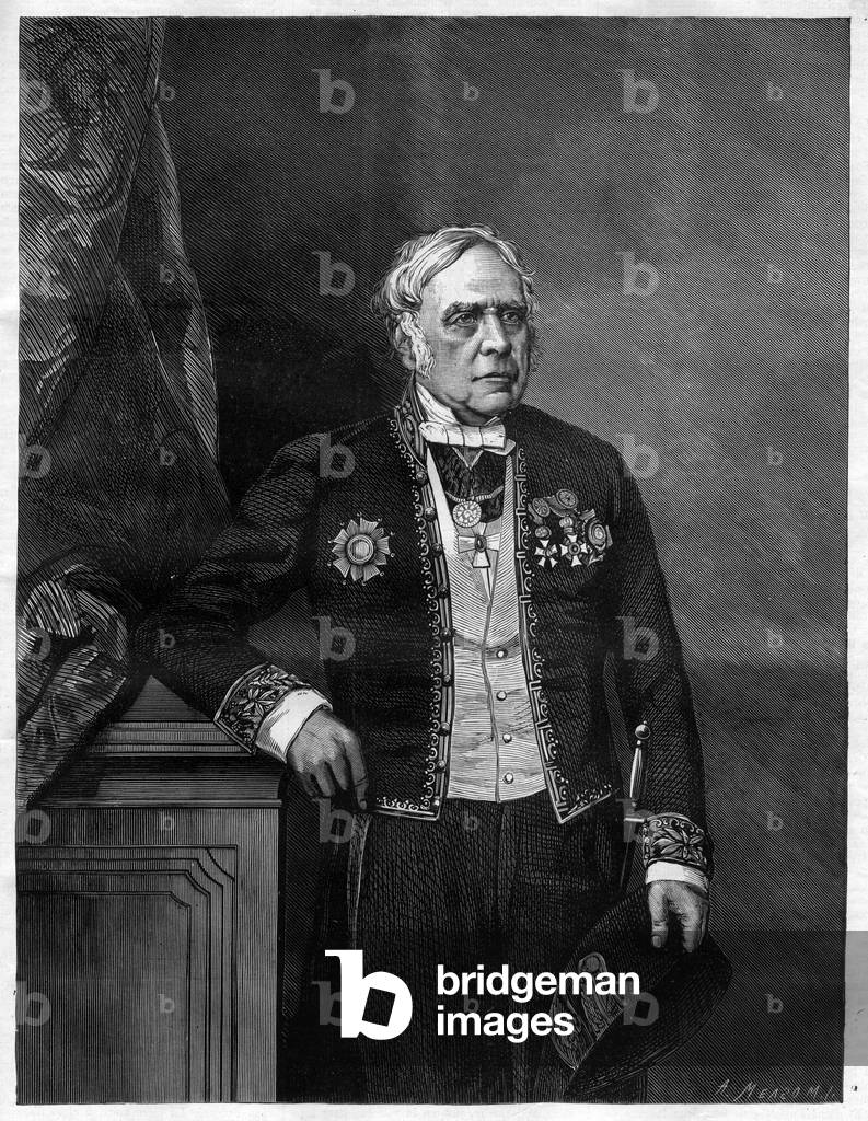 Portrait of english composer Daniel Francois Esprit Auber (Daniel-Francois-Esprit) (1782-1871)