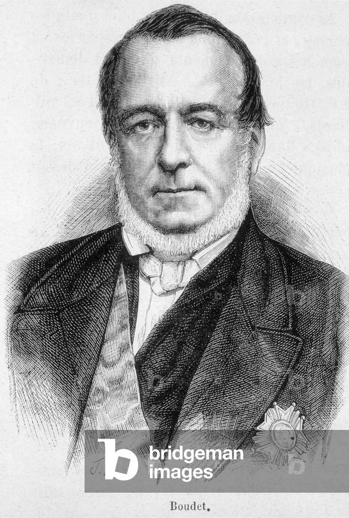 Portrait of Paul Boudet (1800-1877), French politician.