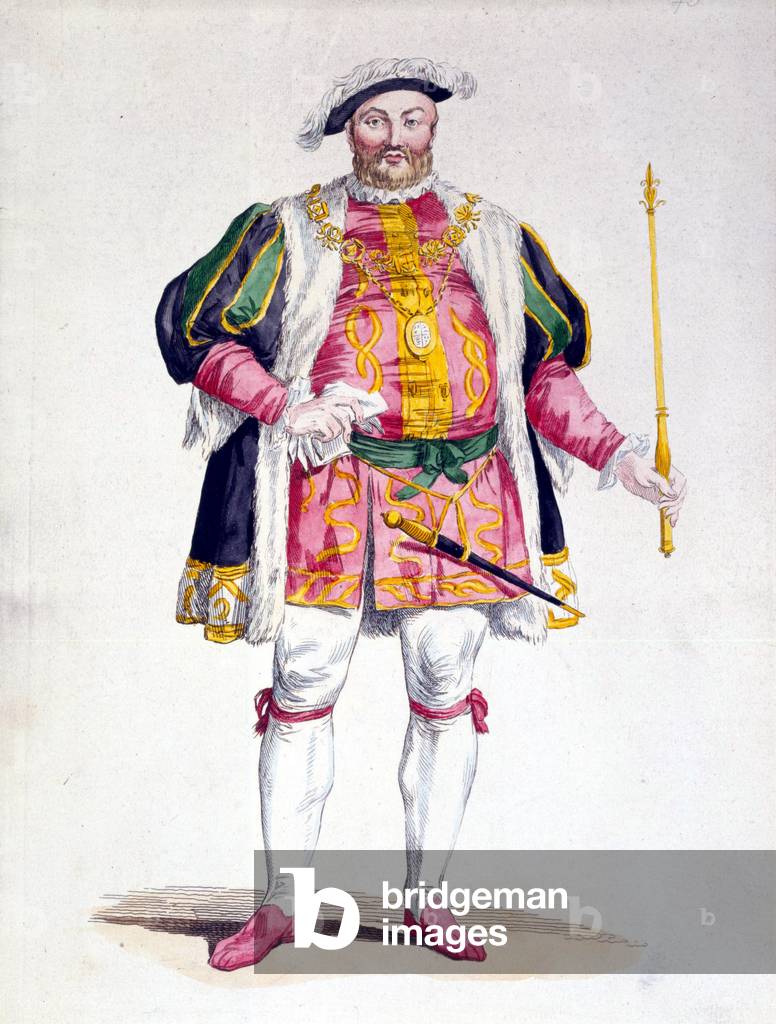 Portrait of Henry VIII (1491 - 1547) of England.